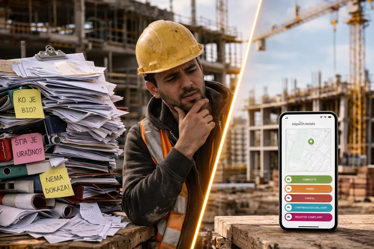 gradiliste radnici na terenu